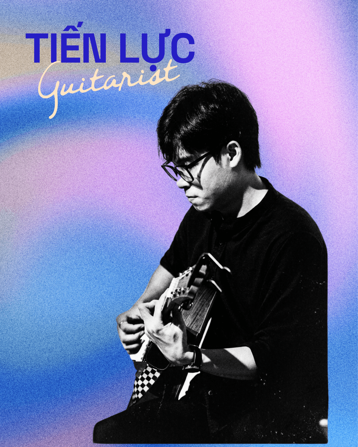 Tiến Lực, guitarist at Tempo Tunes Vol. 6